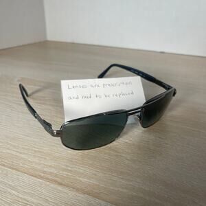 Persol 2157-S 513/48 Sunglasses Frames Only Silver 57-18-135 READ PARTS ONLY